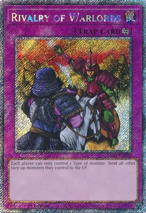 Rivalry of Warlords (Platinum Secret Rare) (RA03-EN075) - Quarter Century Bonanza 1st Edition