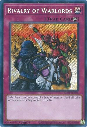 Rivalry of Warlords (Secret Rare) (RA03-EN075) - Quarter Century Bonanza 1st Edition