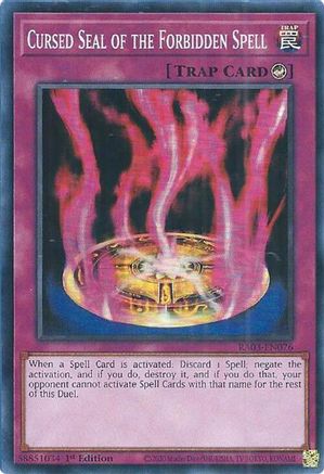 Cursed Seal of the Forbidden Spell (RA03-EN076) - Quarter Century Bonanza 1st Edition