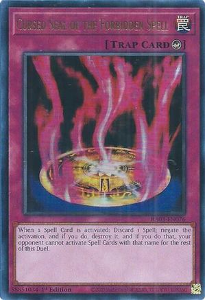 Cursed Seal of the Forbidden Spell (UR) (RA03-EN076) - Quarter Century Bonanza 1st Edition