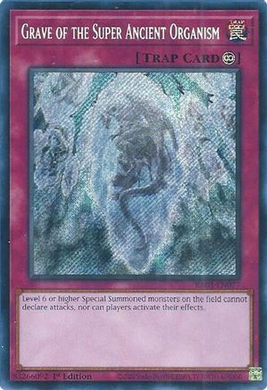 Grave of the Super Ancient Organism (Secret Rare) (RA03-EN077) - Quarter Century Bonanza 1st Edition