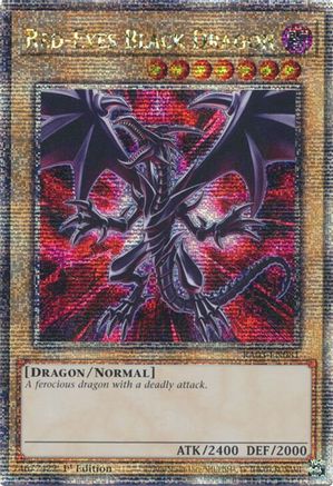 [Consignment] Red-Eyes Black Dragon (Quarter Century Secret Rare) (RA03-EN081) - Quarter Century Bonanza 1st Edition