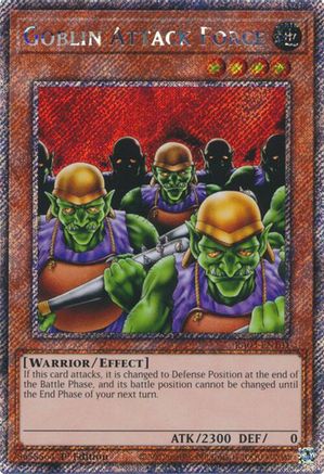 Goblin Attack Force (Platinum Secret Rare) (RA03-EN101) - Quarter Century Bonanza 1st Edition