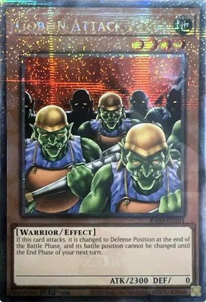 Goblin Attack Force (Quarter Century Secret Rare) (RA03-EN101) - Quarter Century Bonanza 1st Edition