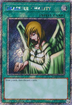 Graceful Charity (Platinum Secret Rare) (RA03-EN116) - Quarter Century Bonanza 1st Edition