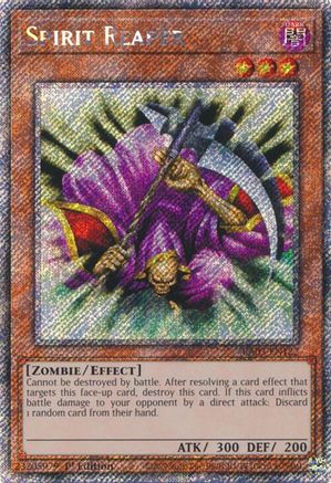 Spirit Reaper (Platinum Secret Rare) (RA03-EN122) - Quarter Century Bonanza 1st Edition