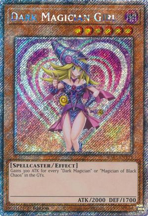 Dark Magician Girl (Platinum Secret Rare) (RA03-EN123) - Quarter Century Bonanza 1st Edition