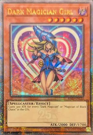 Dark Magician Girl (Quarter Century Secret Rare) (RA03-EN123) - Quarter Century Bonanza