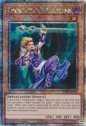 Apprentice Magician (Quarter Century Secret Rare) (RA03-EN124) - Quarter Century Bonanza 1st Edition