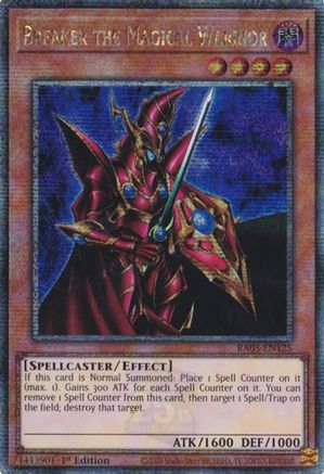 Breaker the Magical Warrior (Quarter Century Secret Rare) (RA03-EN125) - Quarter Century Bonanza 1st Edition