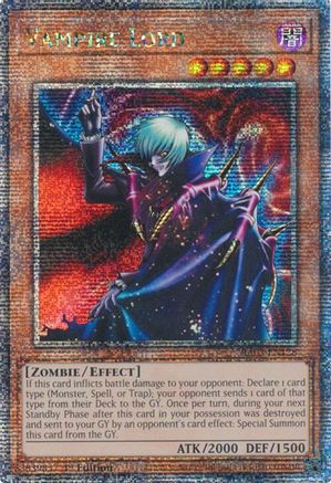 Vampire Lord (Quarter Century Secret Rare) (RA03-EN128) - Quarter Century Bonanza 1st Edition