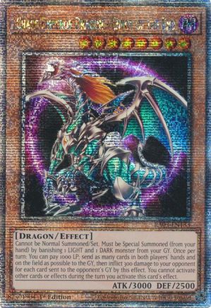 Chaos Emperor Dragon - Envoy of the End (Quarter Century Secret Rare) (RA03-EN133) - Quarter Century Bonanza 1st Edition