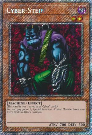 Cyber-Stein (Platinum Secret Rare) (RA03-EN146) - Quarter Century Bonanza 1st Edition