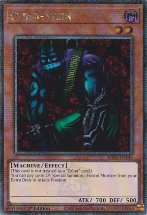 Cyber-Stein (Quarter Century Secret Rare) (RA03-EN146) - Quarter Century Bonanza 1st Edition