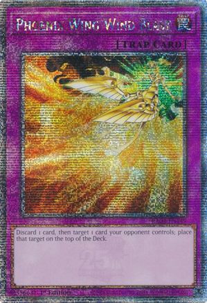 Phoenix Wing Wind Blast (Quarter Century Secret Rare) (RA03-EN149) - Quarter Century Bonanza 1st Edition