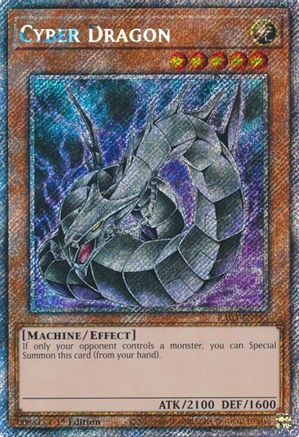 Cyber Dragon (Platinum Secret Rare) (RA03-EN155) - Quarter Century Bonanza 1st Edition