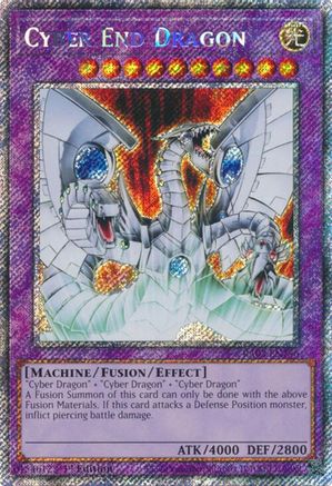 Cyber End Dragon (Platinum Secret Rare) (RA03-EN156) - Quarter Century Bonanza 1st Edition