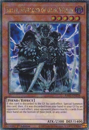 Sillva, Warlord of Dark World (Quarter Century Secret Rare) (RA03-EN158) - Quarter Century Bonanza 1st Edition