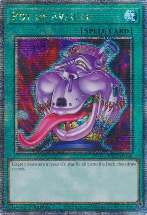 Pot of Avarice (Quarter Century Secret Rare) (RA03-EN160) - Quarter Century Bonanza 1st Edition