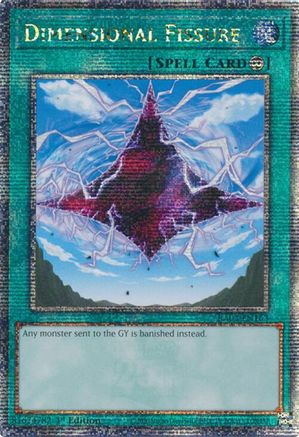 Dimensional Fissure (Quarter Century Secret Rare) (RA03-EN163) - Quarter Century Bonanza 1st Edition