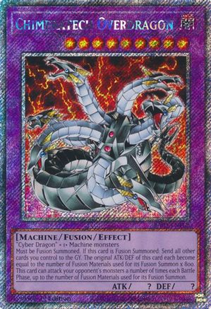 Chimeratech Overdragon (Platinum Secret Rare) (RA03-EN166) - Quarter Century Bonanza 1st Edition