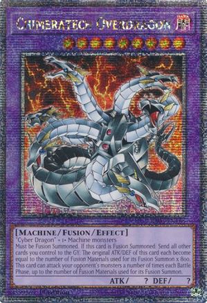 Chimeratech Overdragon (Quarter Century Secret Rare) (RA03-EN166) - Quarter Century Bonanza 1st Edition