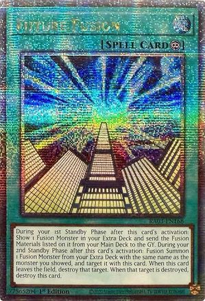 Future Fusion (Quarter Century Secret Rare) (RA03-EN168) - Quarter Century Bonanza 1st Edition