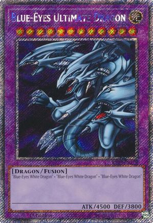 Blue-Eyes Ultimate Dragon (Platinum Secret Rare) (RA03-EN178) - Quarter Century Bonanza 1st Edition