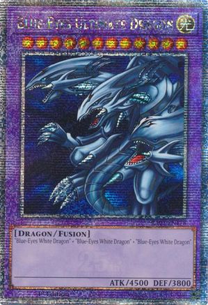 Blue-Eyes Ultimate Dragon (Quarter Century Secret Rare) (RA03-EN178) - Quarter Century Bonanza 1st Edition