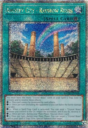 Ancient City - Rainbow Ruins (Quarter Century Secret Rare) (RA03-EN181) - Quarter Century Bonanza 1st Edition