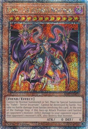 Yubel - The Ultimate Nightmare (Quarter Century Secret Rare) (RA03-EN191) - Quarter Century Bonanza 1st Edition