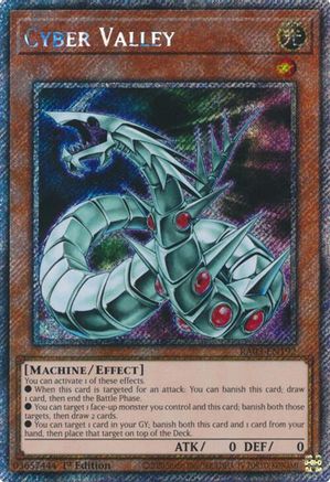 Cyber Valley (Platinum Secret Rare) (RA03-EN192) - Quarter Century Bonanza 1st Edition