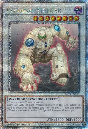 Colossal Fighter (Quarter Century Secret Rare) (RA03-EN200) - Quarter Century Bonanza 1st Edition