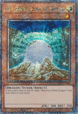 The White Stone of Legend (Quarter Century Secret Rare) (RA03-EN208) - Quarter Century Bonanza 1st Edition