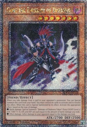 Gorz the Emissary of Darkness (Quarter Century Secret Rare) (RA03-EN210) - Quarter Century Bonanza 1st Edition