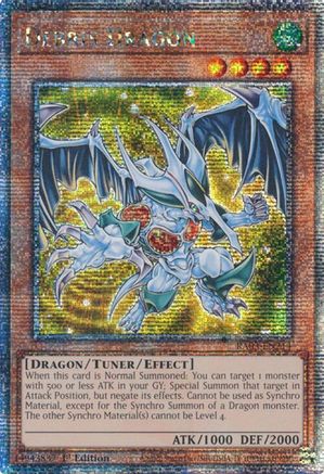 Debris Dragon (Quarter Century Secret Rare) (RA03-EN214) - Quarter Century Bonanza 1st Edition