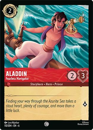 Aladdin - Fearless Navigator (112/204) - Azurite Sea