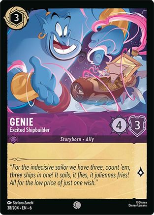 Genie - Excited Shipbuilder (38/204) - Azurite Sea