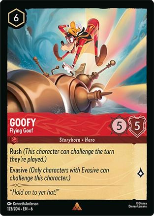 Goofy - Flying Goof (123/204) - Azurite Sea