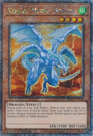 Koa'ki Meiru Drago (Quarter Century Secret Rare) (RA03-EN218) - Quarter Century Bonanza 1st Edition