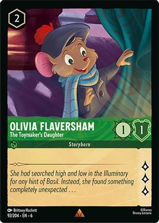 Olivia Flaversham - The Toymaker's Daughter (92/204) - Azurite Sea Cold Foil