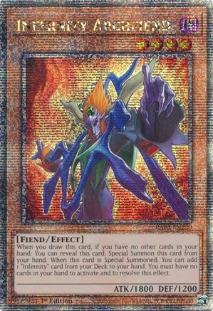 Infernity Archfiend (Quarter Century Secret Rare) (RA03-EN220) - Quarter Century Bonanza 1st Edition