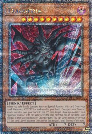 Tragoedia (Quarter Century Secret Rare) (RA03-EN223) - Quarter Century Bonanza 1st Edition