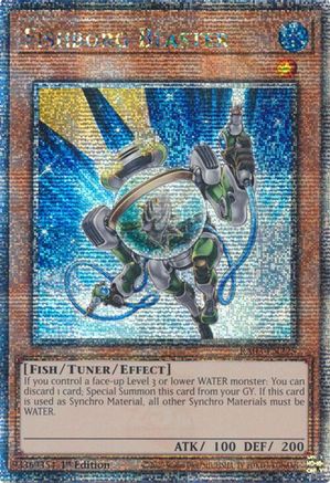 Fishborg Blaster (Quarter Century Secret Rare) (RA03-EN225) - Quarter Century Bonanza 1st Edition