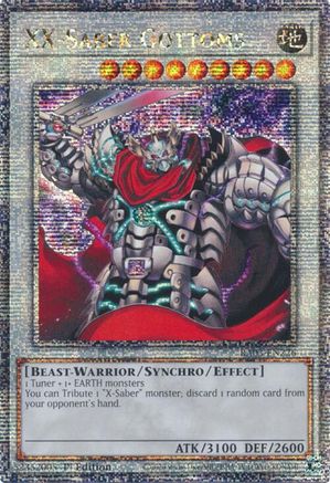 XX-Saber Gottoms (Quarter Century Secret Rare) (RA03-EN226) - Quarter Century Bonanza 1st Edition