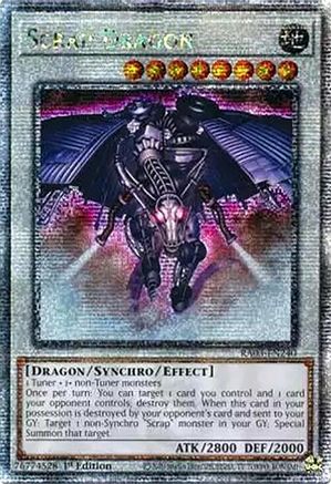 Scrap Dragon (Quarter Century Secret Rare) (RA03-EN240) - Quarter Century Bonanza 1st Edition