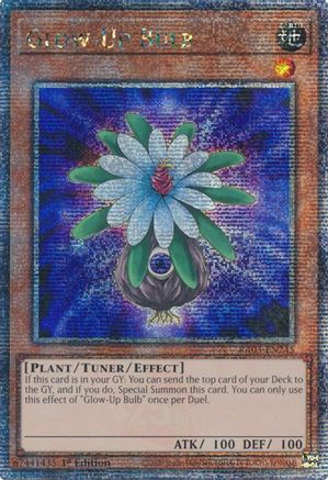 Glow-Up Bulb (Quarter Century Secret Rare) (RA03-EN245) - Quarter Century Bonanza 1st Edition