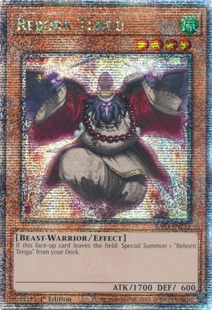 Reborn Tengu (Quarter Century Secret Rare) (RA03-EN251) - Quarter Century Bonanza 1st Edition