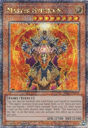 Master Hyperion (Quarter Century Secret Rare) (RA03-EN252) - Quarter Century Bonanza 1st Edition