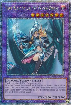 Dark Magician Girl the Dragon Knight (Quarter Century Secret Rare) (RA03-EN258) - Quarter Century Bonanza 1st Edition